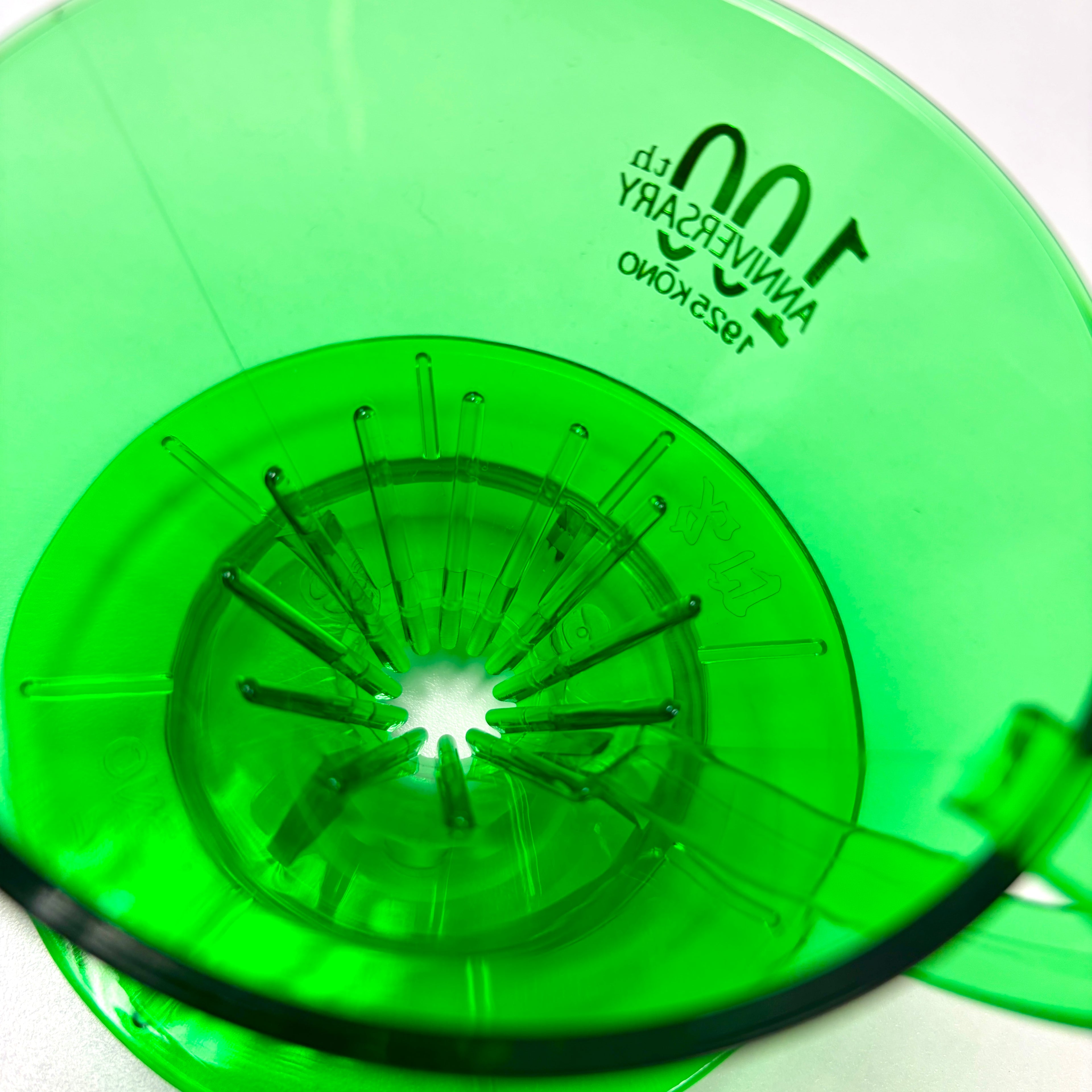 KONO Meimon 100th Anniversary Conical Dripper - Melon Soda Green