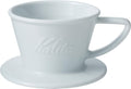 Kalita HA155 波佐見燒 Wave 陶瓷濾杯 - Ceremic White