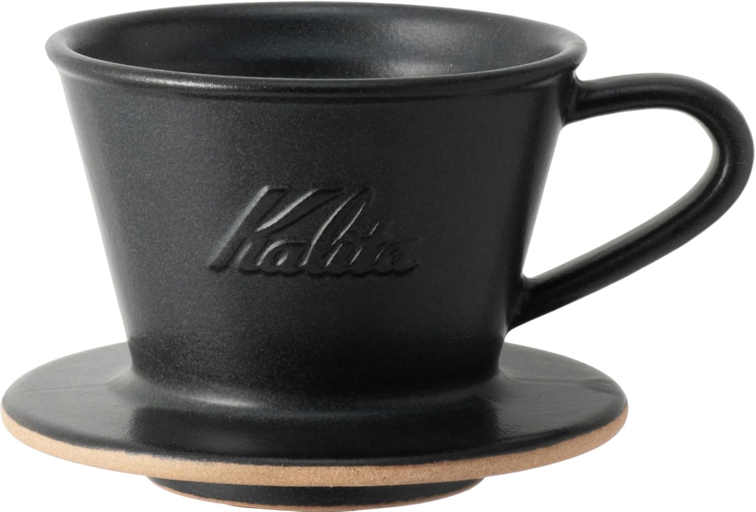 Kalita MI155 美濃燒 Wave 陶瓷濾杯 - Sand Black