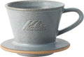 Kalita MI155 美濃燒 Wave 陶瓷濾杯 - Sand Grey