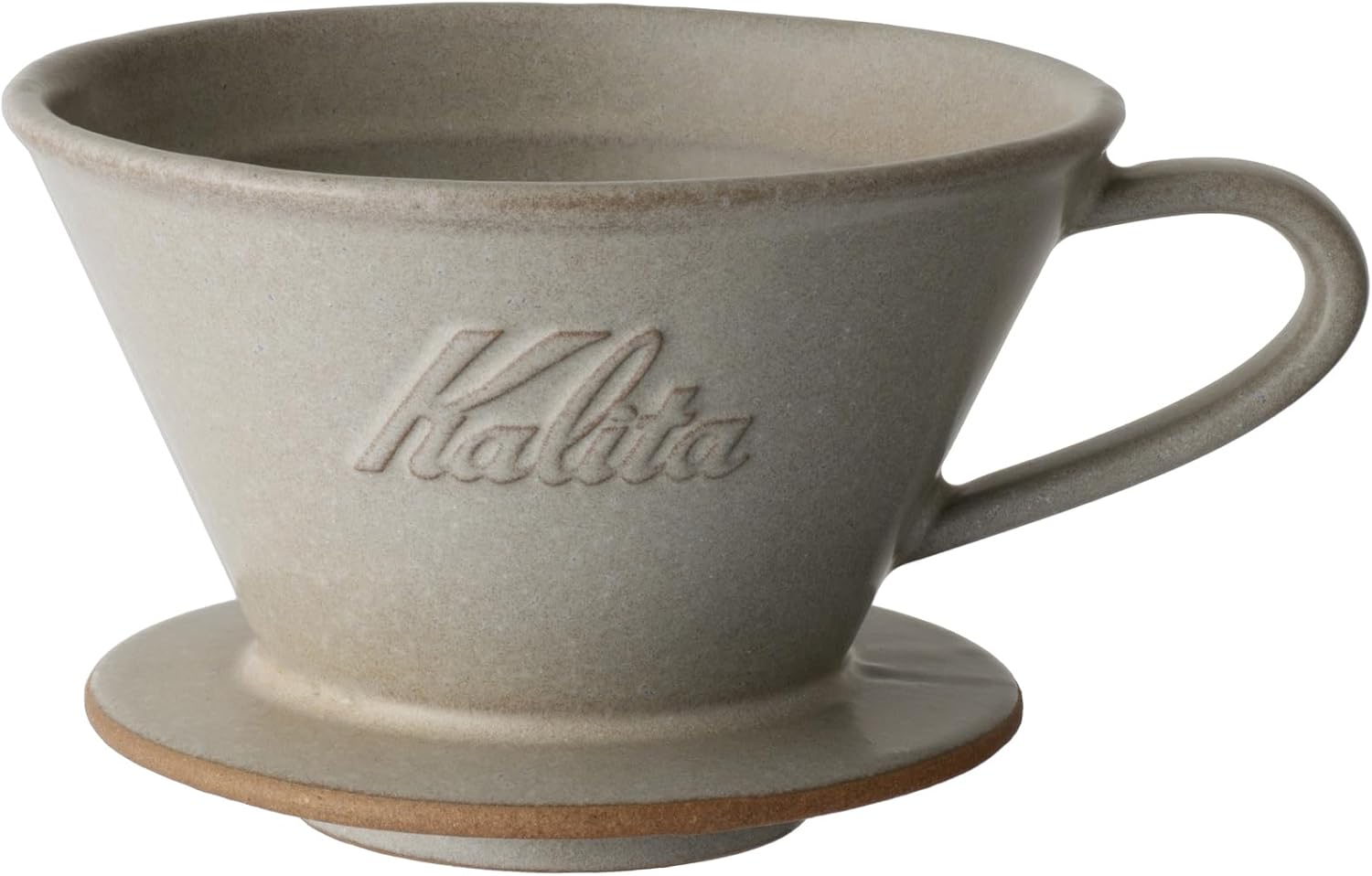 Kalita MI185 美濃燒 Wave 陶瓷濾杯 - Sand Beige