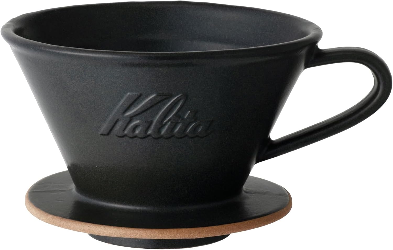 Kalita MI185 美濃燒 Wave 陶瓷濾杯  - Sand Black