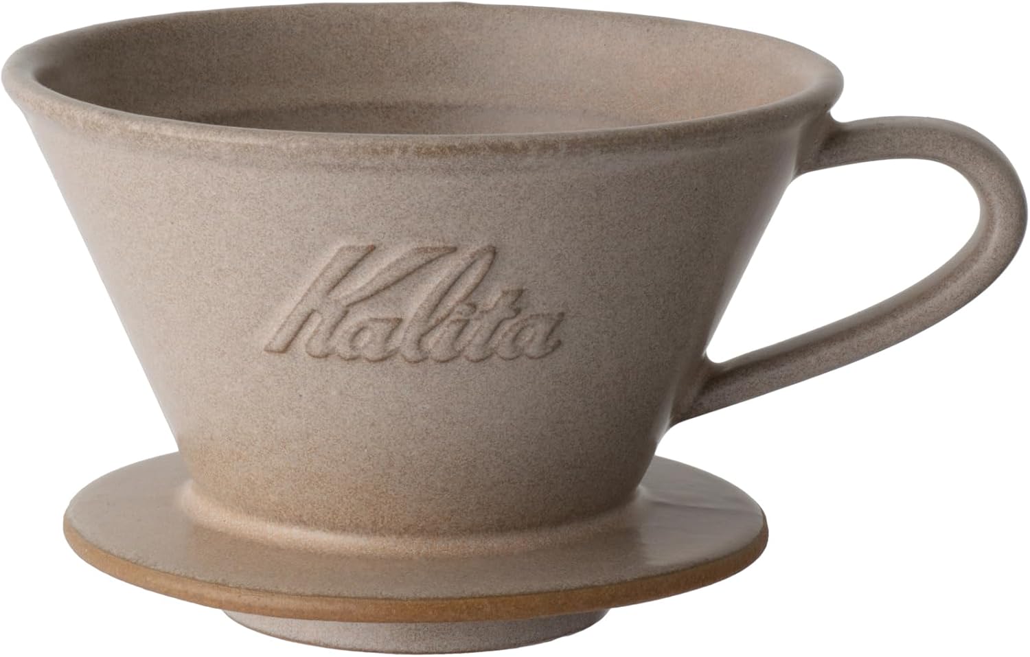 Kalita MI185 美濃燒 Wave 陶瓷濾杯  - Sand Brown