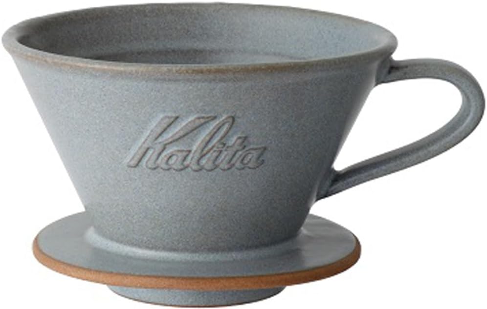 Kalita MI185 美濃燒 Wave 陶瓷濾杯  - Sand Grey