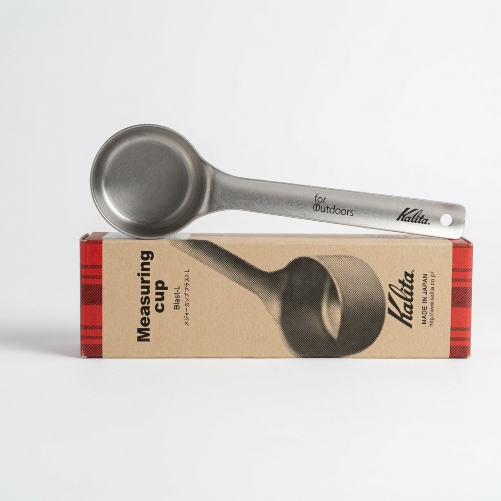 Kalita for Outdoors x TSUBAME Sandblasted Stainless Steel Coffee Scoop 10g