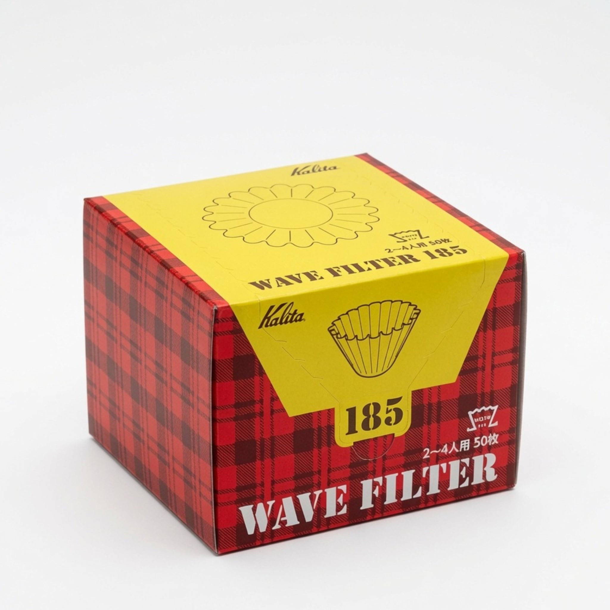 Kalita Wave Coffee Filters 185 - 50 Sheets (Made in Japan)