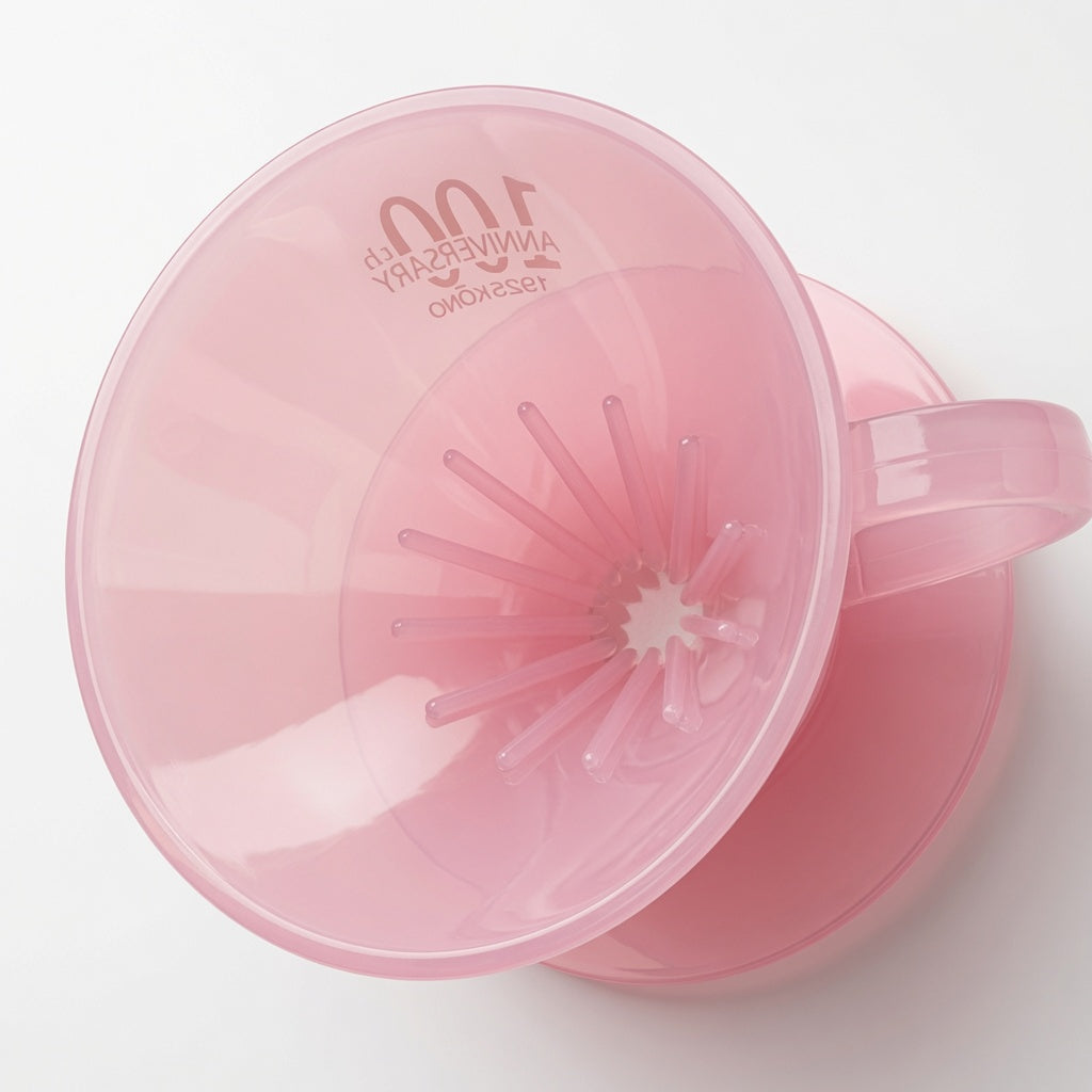 KONO Meimon 100th Anniversary Conical Dripper - Milk Pink
